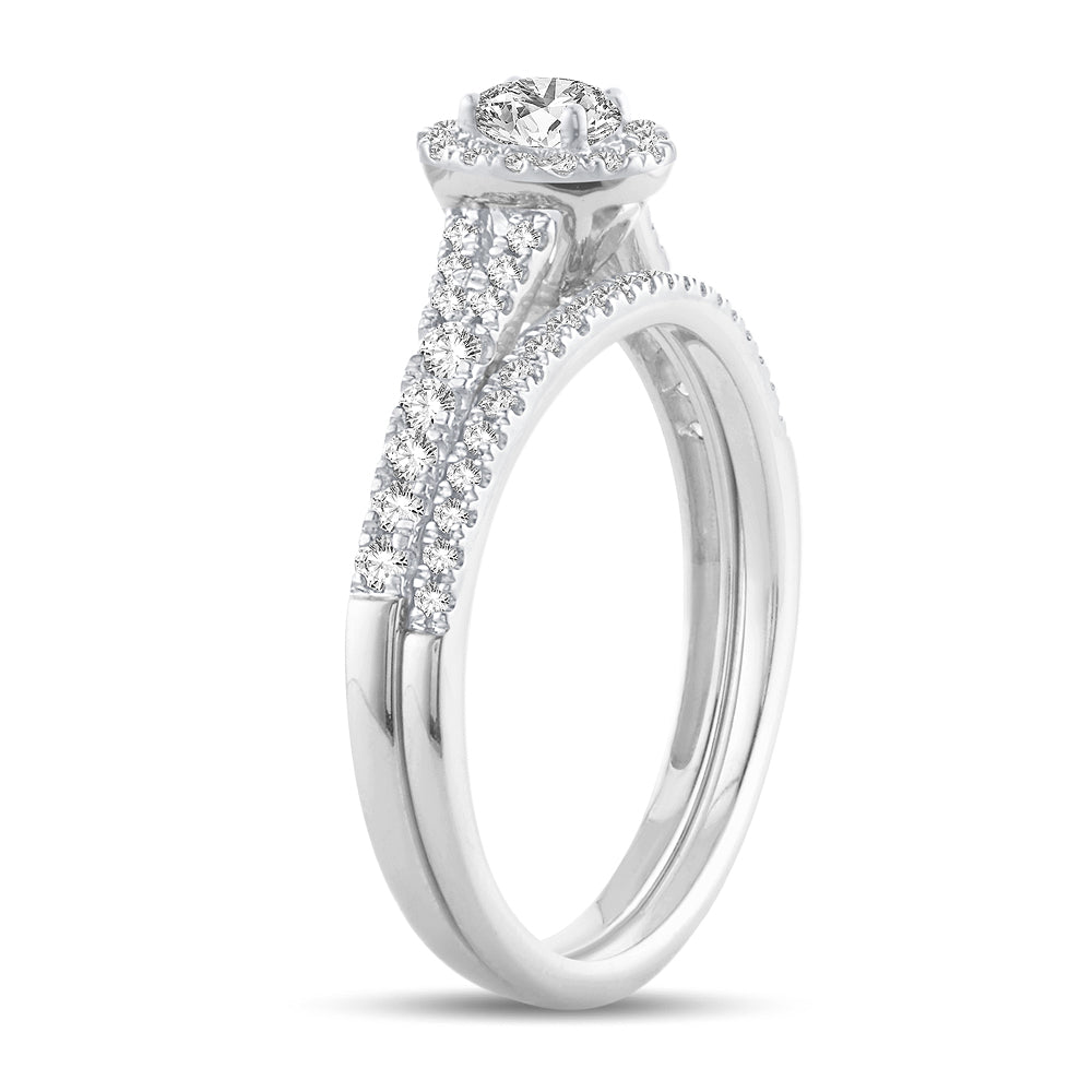 14K 0.50CT Fancy Cut Bridal