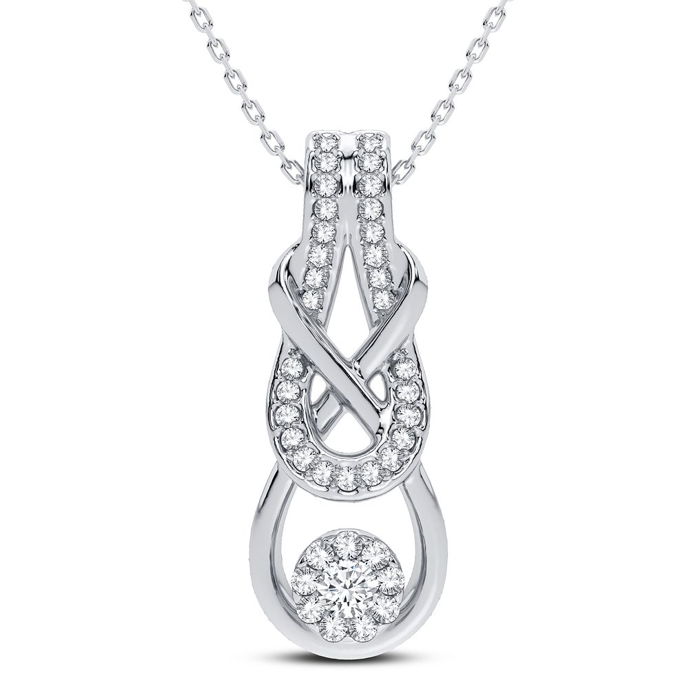 14K 0.33CT DIAMOND PENDANT