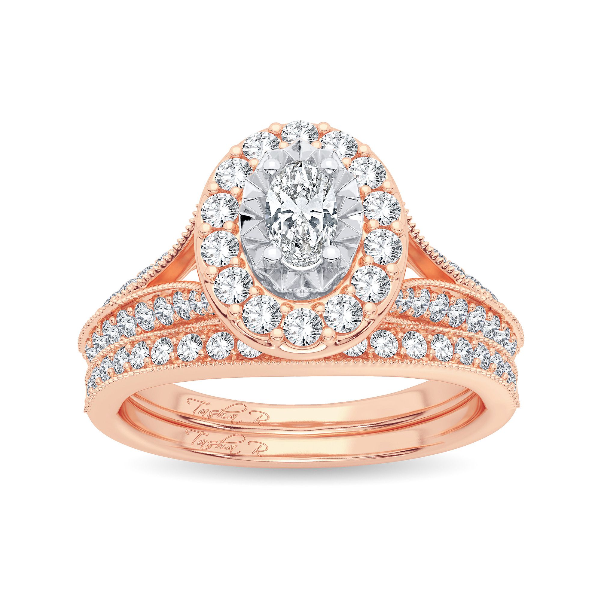 14K 1.00CT Diamond Bridal Ring