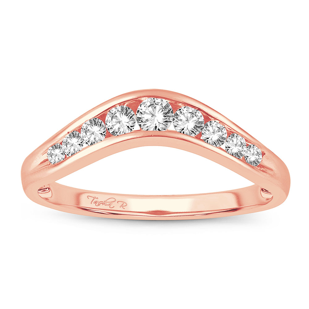 14K 0.33CT  Diamond Enhancer Band