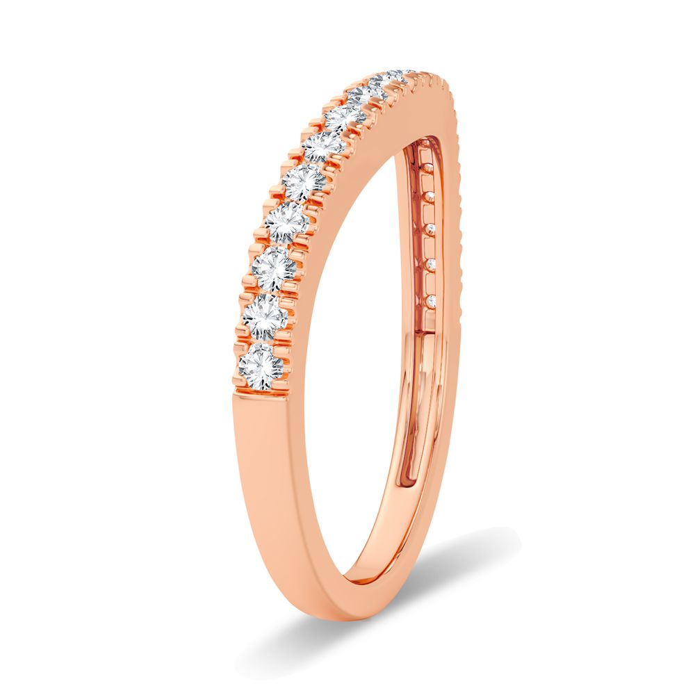 14K 0.33CT Diamond Enhancer Band