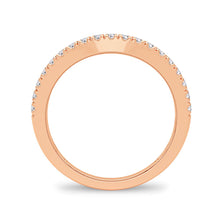 14K 0.33CT Diamond Enhancer Band