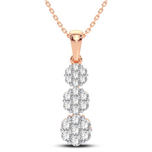 14K 0.75CT Diamond Pendant
