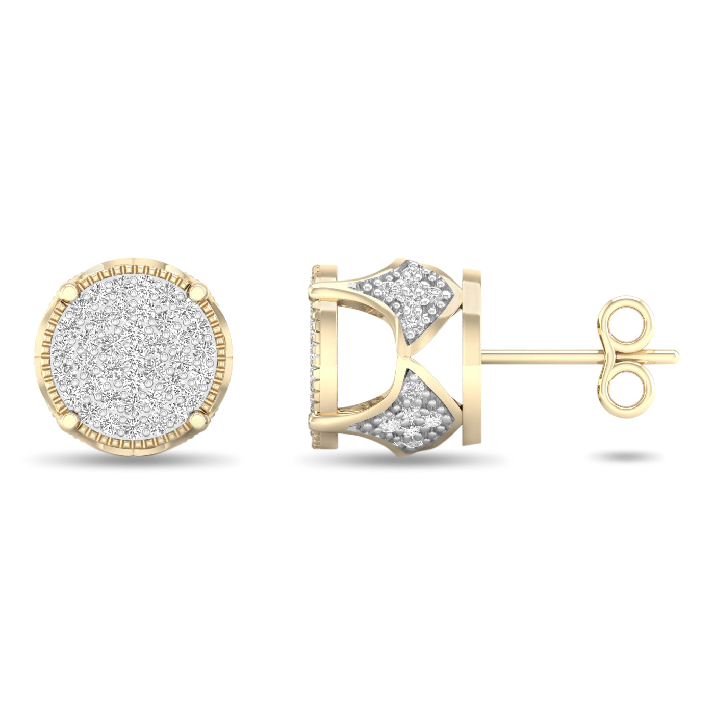 10K 0.33CT Diamond Earring