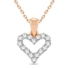 14K 0.25CT Diamond Pendant