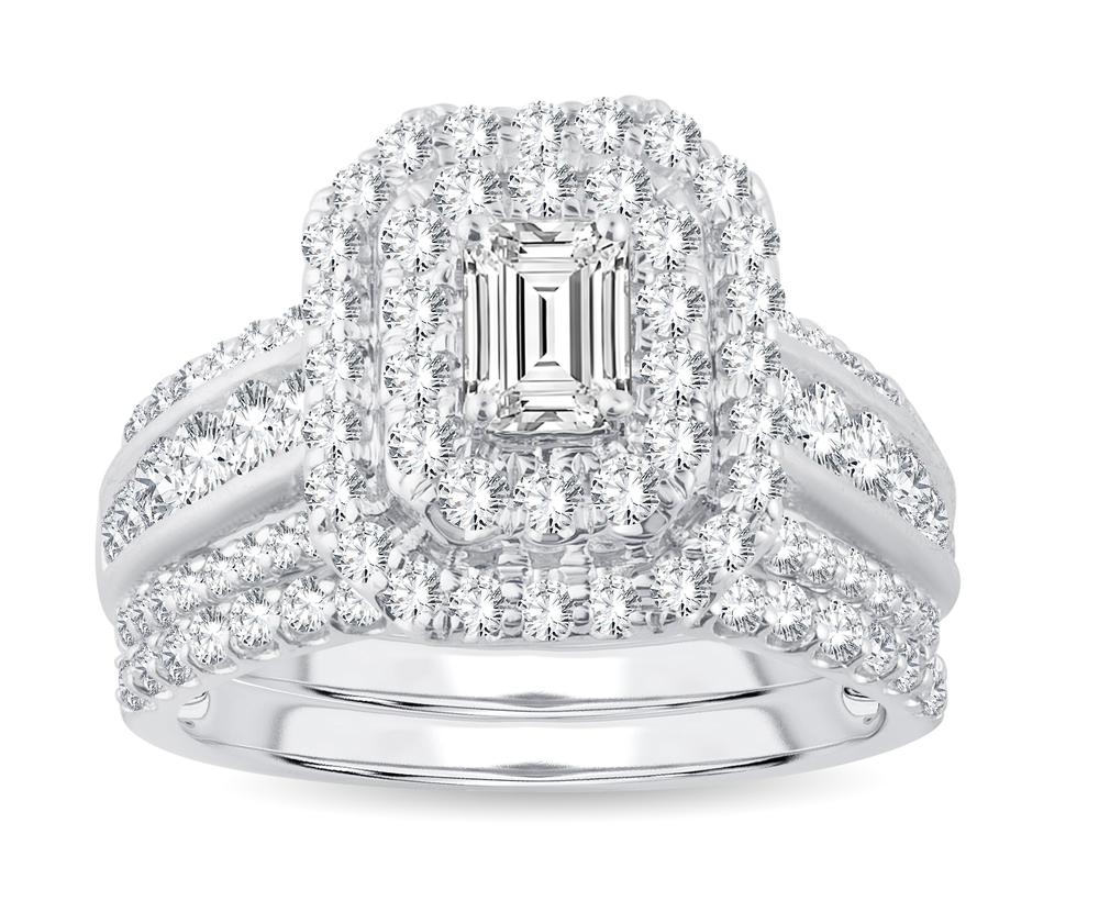 14k 2.00ct Diamond Bridal Ring