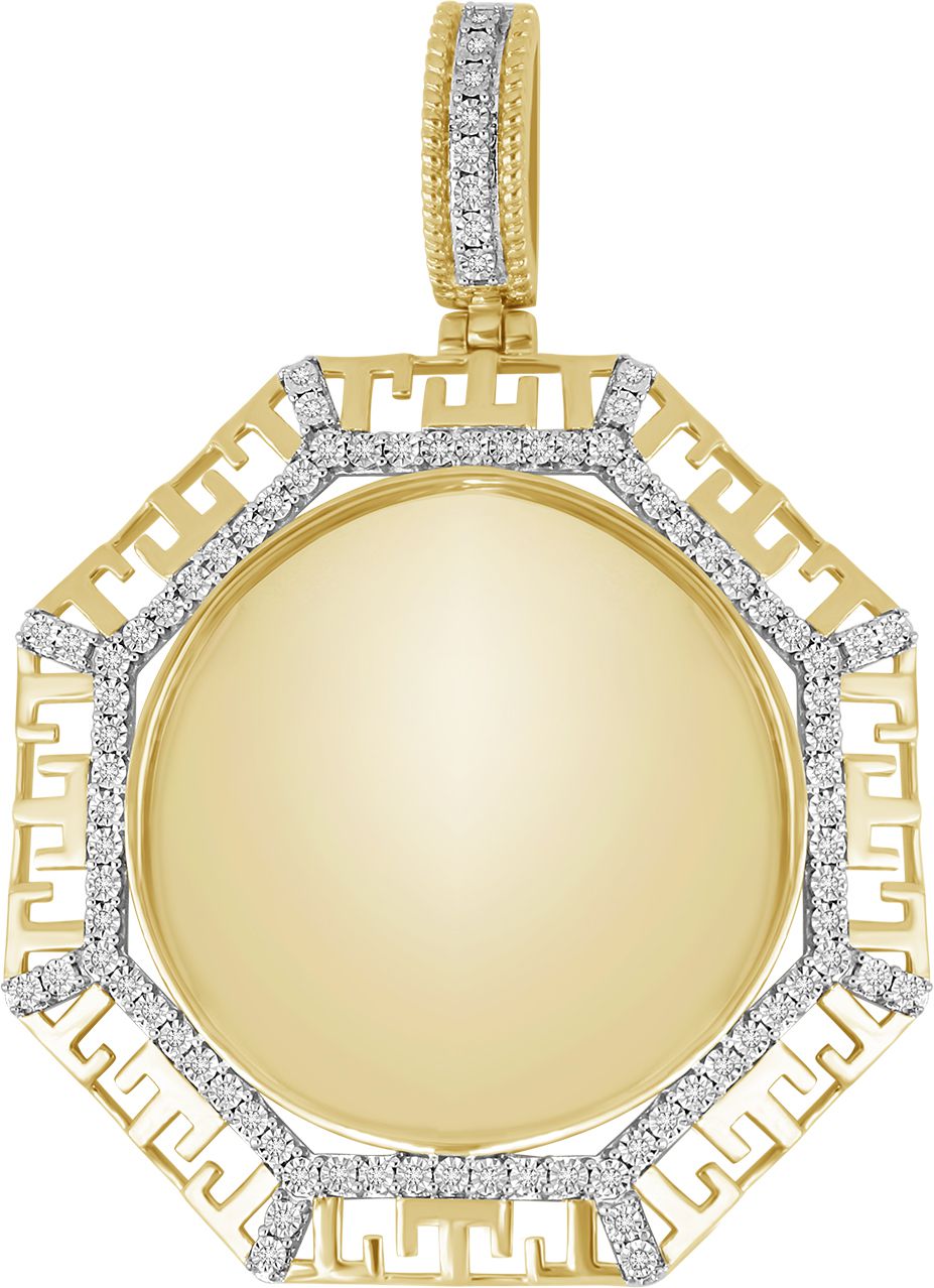 10k 0.25ct Memory Pendant