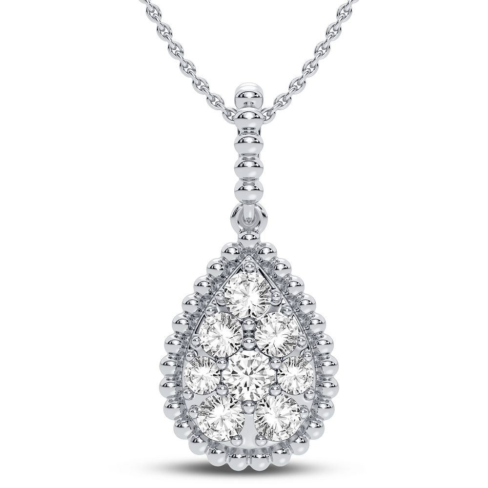 14K 0.40CT DIAMOND PENDANT