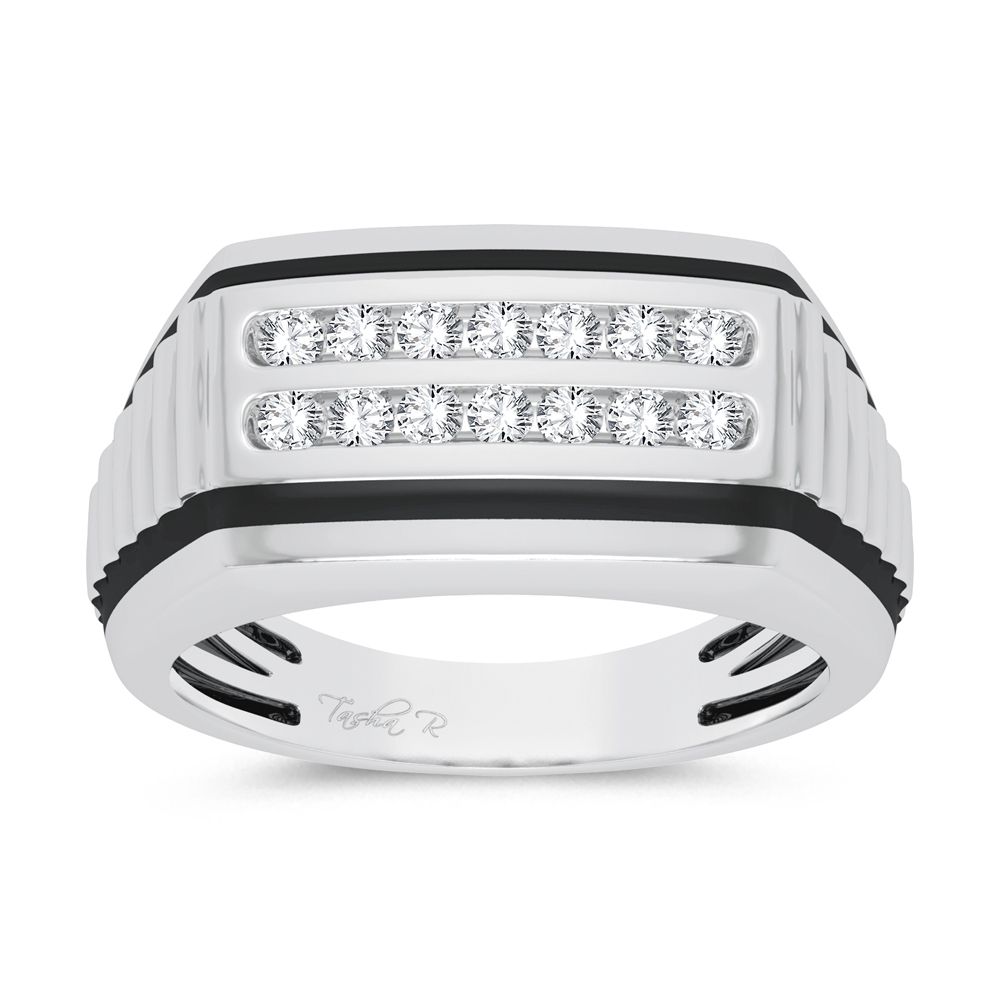 10K 0.25ct Diamond Mens Ring