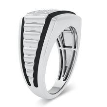 10K 0.25ct Diamond Mens Ring