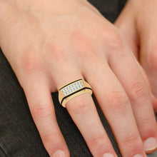 10K 0.25ct Diamond Mens Ring