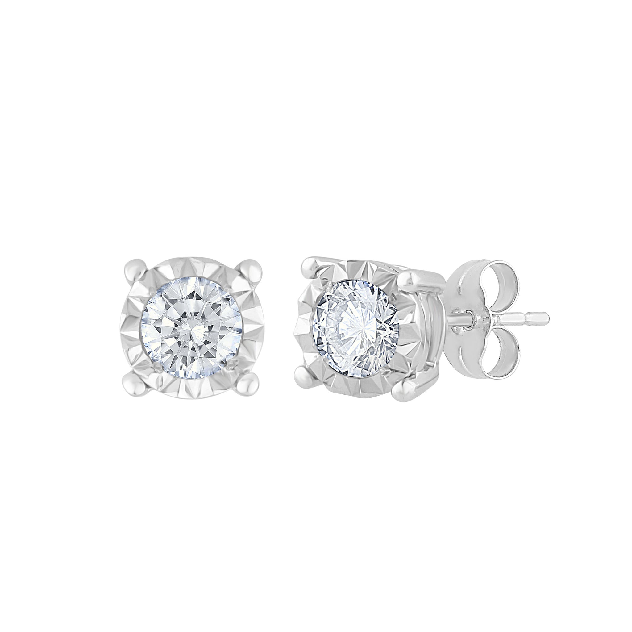 10K 0.50CT Diamond Stud Earring