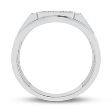 10K 0.13ct Diamond Mens Ring